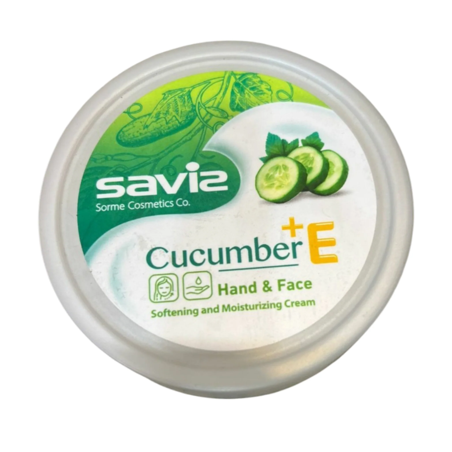 Saviz Cucumber + Vitamin E Hand & Face Softening and Moisturizing Cream | Sorme Cosmetics Co. | Made in Iran