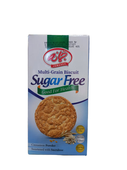 Jomaneh Multi-Grain Sugar Free Biscuit - Cinnamon Powder with Barley Flour - 160g