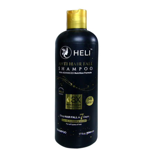 Heli Anti Hair Fall Shampoo with Advanced Nutrition Formula 500ml