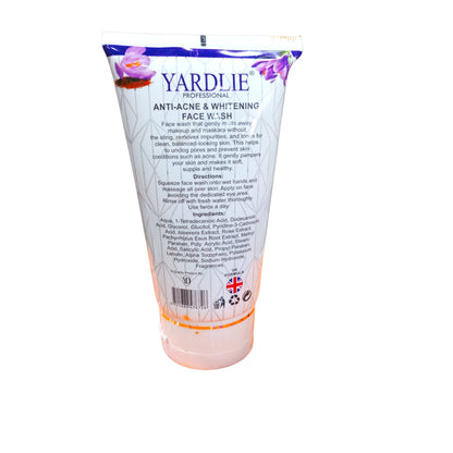 YARDLIE Professional Pure Active 3-in-1 Clay Whitening Face Wash, Scrub & Mask