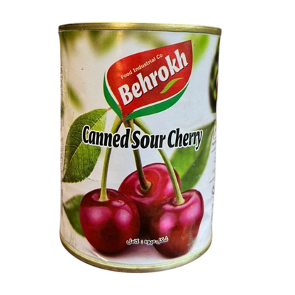 Behrokh Canned Sour Cherry (Compote Albalu) | 350g | Iranian