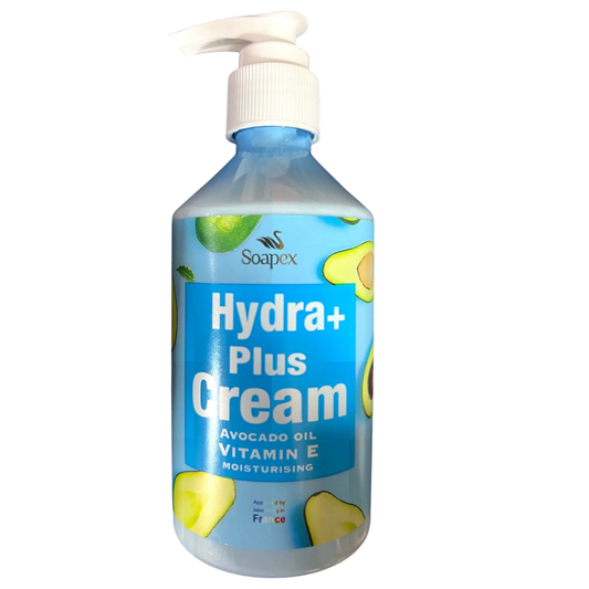 Soapex Hydra+ Plus Cream | Avocado Oil & Vitamin E | Moisturising | Normal Skin | CE & IFDA Certified | Made in Iran