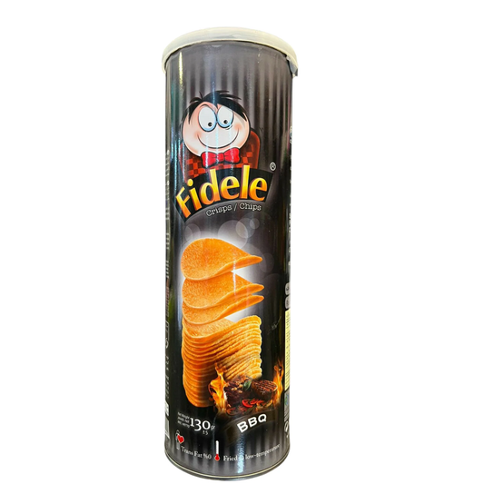 Fidele BBQ Stackable Potato Chips | 130g | Reduced Fat