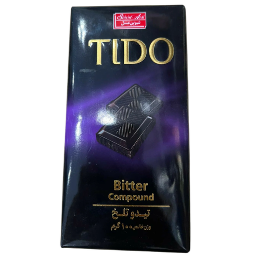 Shirrin Asal Tido Bitter Compound Chocolate Bar | 100g | IFDA & SGS Certified | Made in Iran