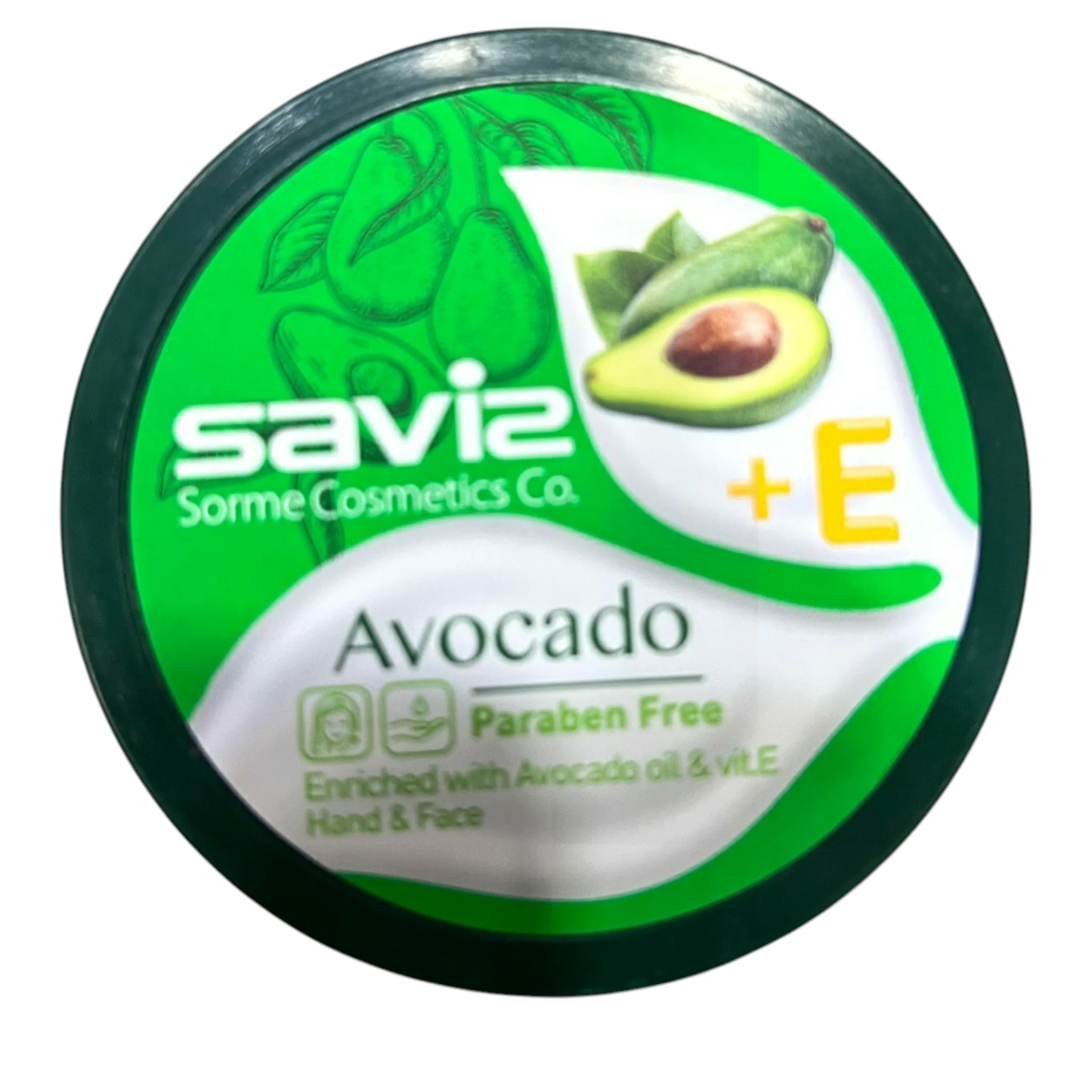 Saviz Avocado + Vitamin E Hand & Face Cream | Paraben Free | Sorme Cosmetics Co. | Made in Iran