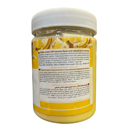 Sun Tivan Banana Cream | 400g | Edible Cream with Banana Flavor