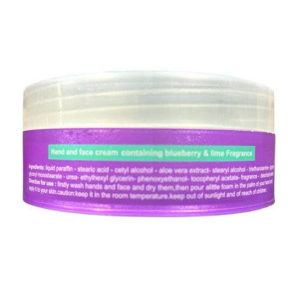 Soapex Blueberry & Lime Nourishing Moisturising Cream | For Normal Skin | Fresh Healthy Face & Hands | Approved by Laboratory in France | Made in Iran