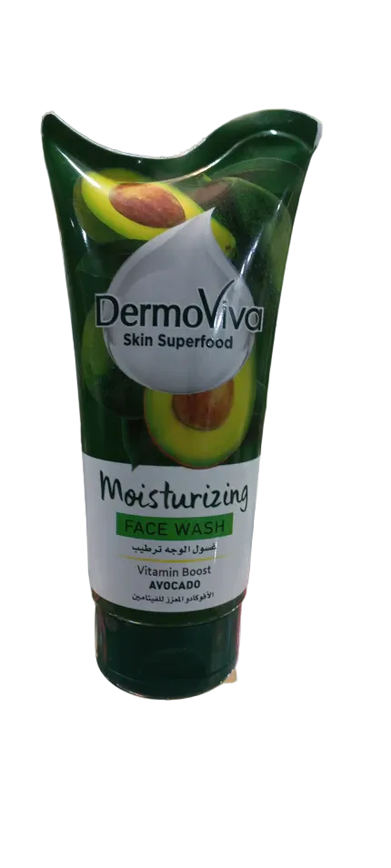 DermoViva Skin Superfood Moisturizing Face Wash - Vitamin Boost Avocado - 150ml