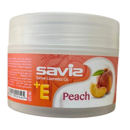 Saviz Peach + Vitamin E Hand & Face Softening and Moisturizing Cream | Sorme Cosmetics Co. | Made in Iran
