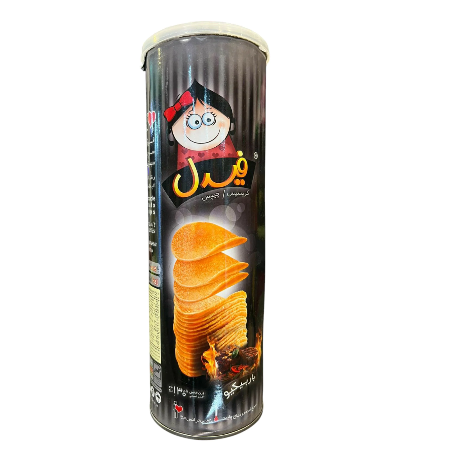 Fidele BBQ Stackable Potato Chips | 130g | Reduced Fat