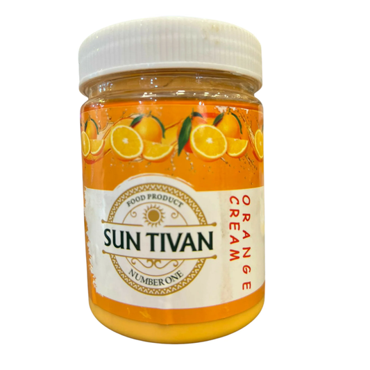 Sun Tivan Orange Cream | 400g | Edible Cream with Orange Flavor