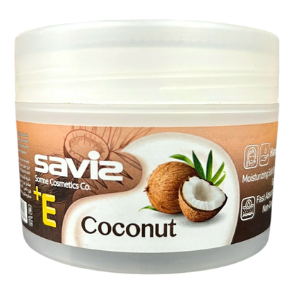 Saviz Coconut + Vitamin E Hand & Face Moisturizing Soft Cream | 180g | Fast Absorption | Non-Greasy | IFDA Certified | Made in Iran