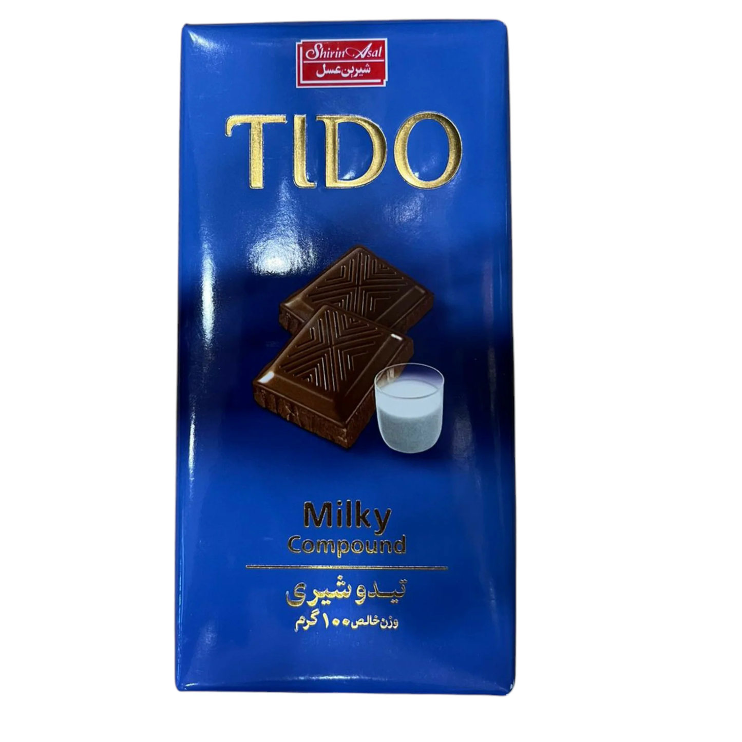 Shirrin Asal Tido Milky Compound Chocolate Bar | 100g | IFDA Certified | Made in Iran