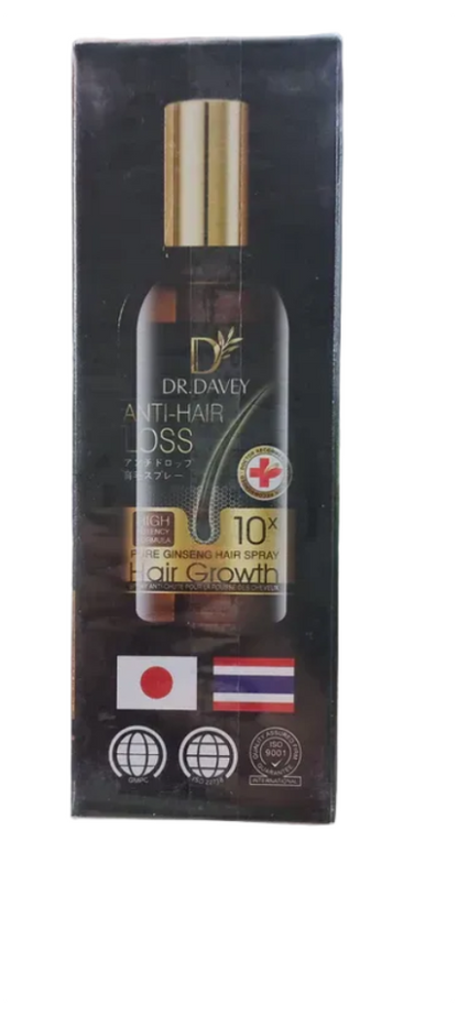 Dr. Davey Anti-Hair Loss Pure Ginseng Hair Growth Spray - 10X Formula - 100ml
